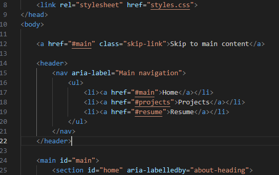 Screenshot of project 3